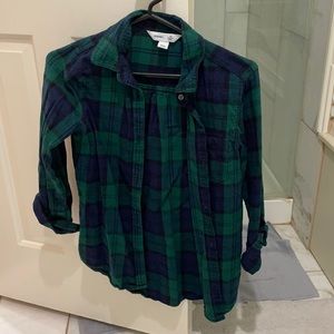 Old Navy flannel button up XS